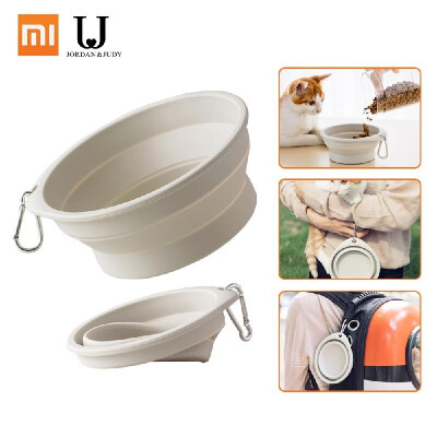 

Xiaomi Silicone Foldable Pet Food Water Bowl Collapsible Silicone Pets Bowl Food Water Feeding BPA Free Foldable Travel Cup for Do