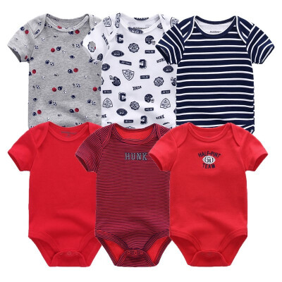 

6PCS Newest Baby Clothing Set Baby Girls Clothes Roupas de bebe Unicon Newborn Babywear Baby Boys Clothes Bodysuits Rompers