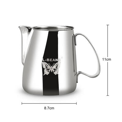 

Greensen 500ml Stainless Steel Coffee Pitcher Milk Frothing Lattes Cup Mugs Milk Frothing PitcherCoffee Pitcher