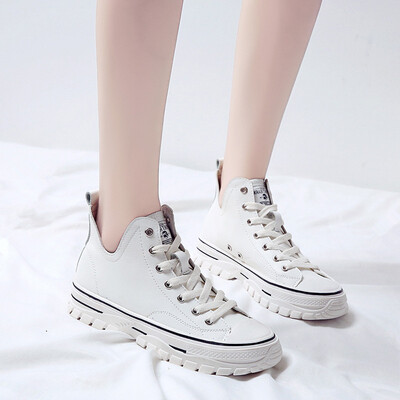 

Flat-soled shoes laced with tide shoes Martin boots casual shoes short boots small white shoes British womens shoes high-top