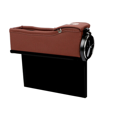 

Tailored Car Seat Gap Crevice Leather Catcher Storage Box Organizer Pocket Cup Holder