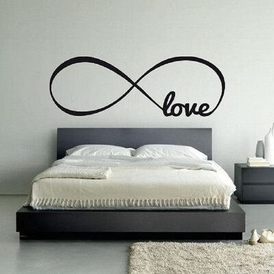 

Cartoon Words Quotes Romance Cycle Love Plane Wall Stickers Room Decor