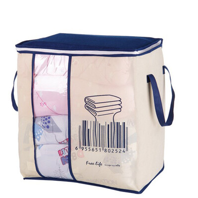 

Non-Woven Space Saver Clothes Quilt Blanket Storage Bag Box Organizer Portable
