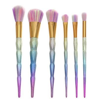 

Toponeto 6PCS Make Up Foundation Eyebrow Eyeliner Blush Cosmetic Concealer Brushes