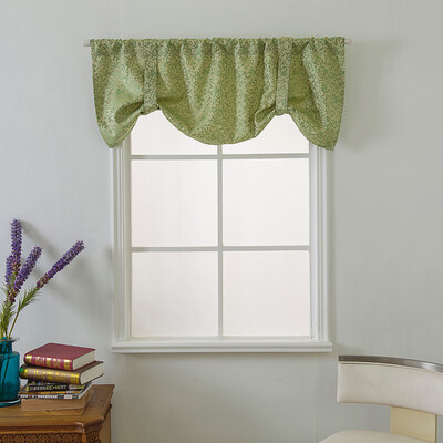 

Toponeto Valance Curtains Extra Wide&Short Window Treatment Kitchen Living Bathroom