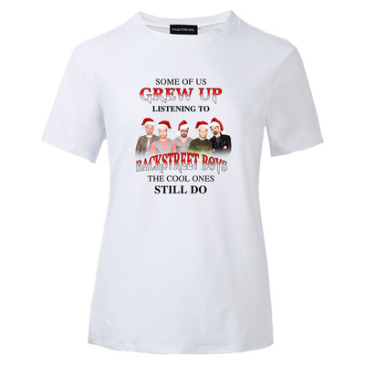 

Yiweikj Juniors Womens Backstreet Boys T-Shirt Vintage BSB Groupie Tees Tops