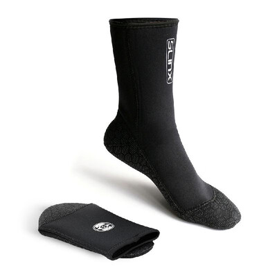 

SLINX Stylish Unisex Stretchable Insulated Comfortable 3mm Swimming Socks Swimwear Wetsuit Neoprene Diving Socks Anti Scratches Wa