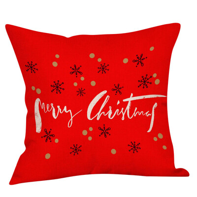 

Tailored Christmas Throw Pillow Cover Pillowcases Decorative Sofa Cushion Cover