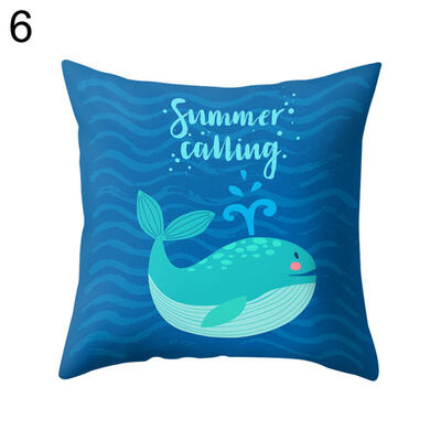 

Cartoon Elephant Tiger Animal Throw Pillow Case Cushion Cover Bedding Articles