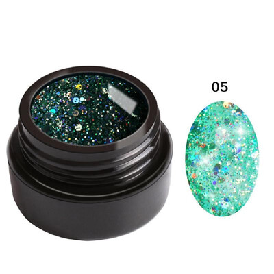 

5ML UV Gel Nail Polish Long-lasting Glitter Shining Gel Manicure Soak Off Nail Art Varnish
