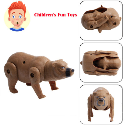 

YIWULACreative Transform Simulation Bear Toy Model Deformed Bear Egg Collection Gift