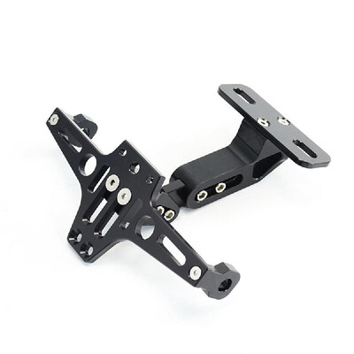 

Universal CNC Motorcycle Adjustable Angle Aluminum License Number Plate Frame Holder Bracket