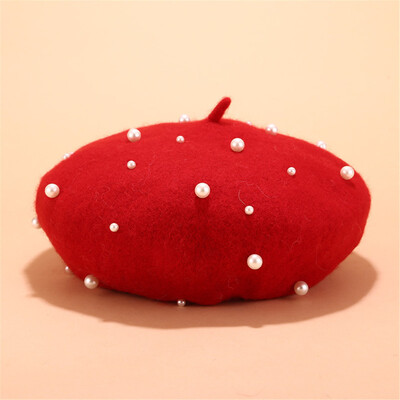 

Tailored Vintage Women Winter Hat Beret Cap Korean Painter Newsboy Berets
