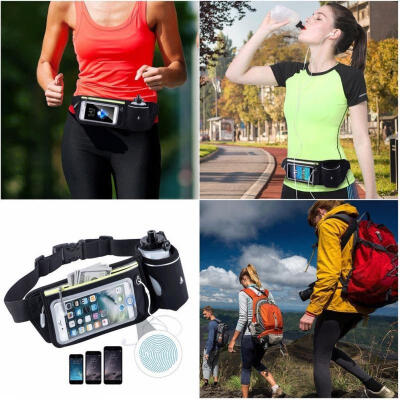

New Sport Belt Waist Pack Pouch Water Bottle Holder Bag For Running Jogging Hiking