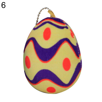 

Lovely Colored Easter Egg Pendant Plush Toy Children Gift Party Home Decoration