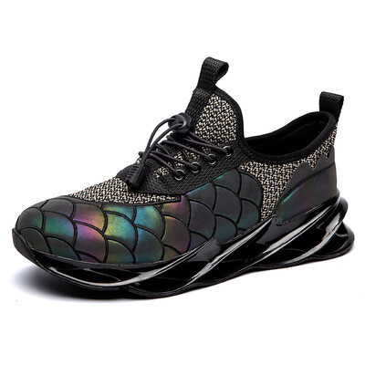 

Flying woven knife edge chameleon tide shoes mens shoes shoes movement