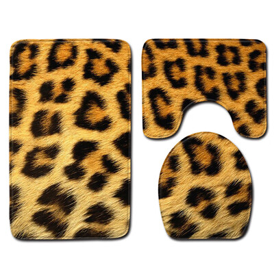 

Gobestart 3pcs Non-Slip Bath Mat Bathroom Kitchen Carpet Doormats Decor