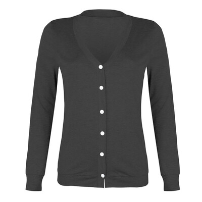 

Women Slim Thin Tops V-Neck Long Sleeve Cardigan Casual Buttons Blouse Tops