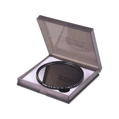 

ZOMEI 82mm Ultra Slim Variable Fader ND2-400 Neutral Density ND Filter Adjustable ND2 ND4 ND8 ND16 ND32 to ND400