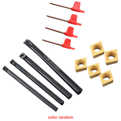 

781012mm SCLCR06 Lathe Turning Tool Lathe Boring Bar CCMT0602 Insert Wrench Replacement Tool