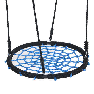 

Ktaxon 24" Spider Web Swing Nylon Net Rope Outdoor Swing BlueBlack