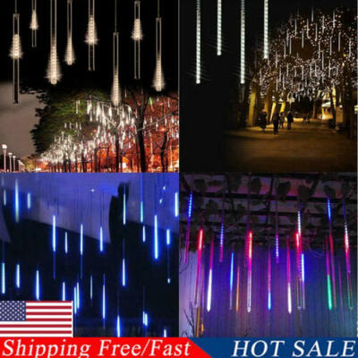 

LED lights meteor shower snow 8 tubes for garden holiday party lights 30cm 50cm