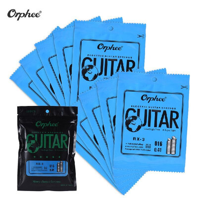 

Orphee RX-3 Single String Replacement for Electric Guitar 3rd G-String 016 10-Pack Nickel Alloy Super Light Tension