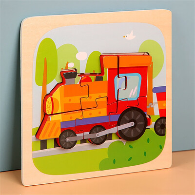 

Gobestart Childrens Puzzle Grasp Board Puzzle Birthday Boy Girl Educational Toy