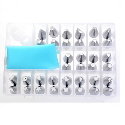 

High Quality 36 Pieces\set Lace Flower Piping Nozzle Bakeware Tool Set Cake Cupcake Sugar Craft Decor