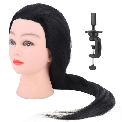 

Greensen Hairdressing Training Styling Practice Colors Wig Dummy Mannequin Head with Hair