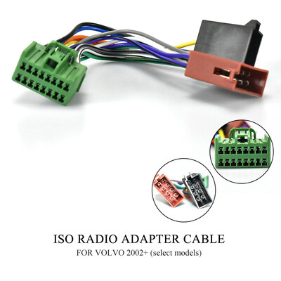 

312-132 ISO Radio Adapter for VOLVO 2002 select models Wiring Harness Connector Lead Loom Cable Plug Adaptor Stereo