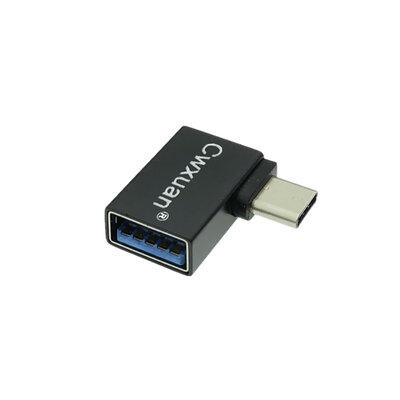 

Cwxuan Right Angled 90 Degree Design USB 31 Type-C To USB 30 Female OTG Adapter
