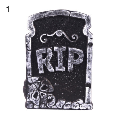 

Foam Realistic Tombstone Gravestone Halloween Party Graveyard Decoration Prop