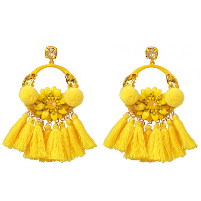 

2019 new leopard print taseel Earrings For Women 2019 New Fashion Sweet Earrings party Jewelry Femme Brinco Wholesale