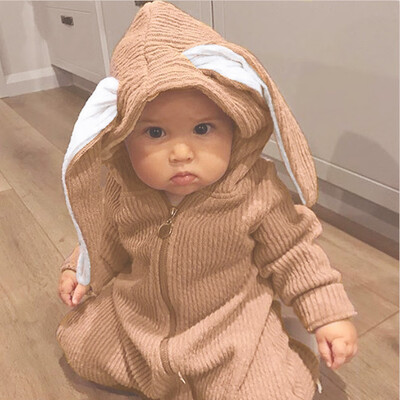 

Infant Baby Boys Girls Long Sleeve Rabbit Ears Romper Jumpsuit Outfits Clothes