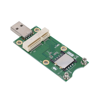 

Greensen Mini PCI-E to USBWith SIM Card WWAN Test Adapter Card 3G4G Module Development Board USB Adapter BoardAdapter Card