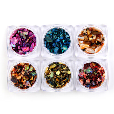 

Toponeto 6 box New Design Multi Color Stone Charming Nail Art Rhinestone & Decoratio