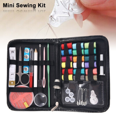 

200 Piece Mini Sewing Kit Thread Scissor Tape Pins Thimble Needle Travel Home