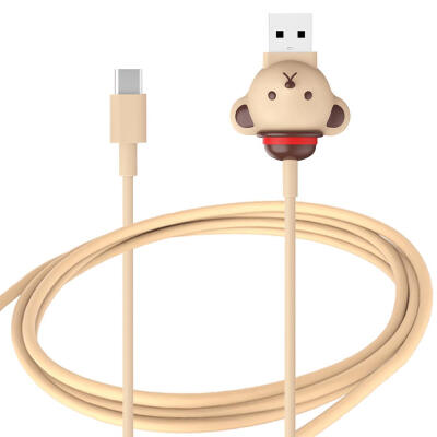 

BIZKEY 1m Cartoon Silicone Type-C8 Pin Data Transmission USB Charger Cable