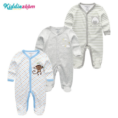 

3PCSLot Childlike novel 0-12M Cotton Baby Rompers Newborn Baby Boys Clothes Bodysuits Baby Girls Clothes Babywear Clothing Sets