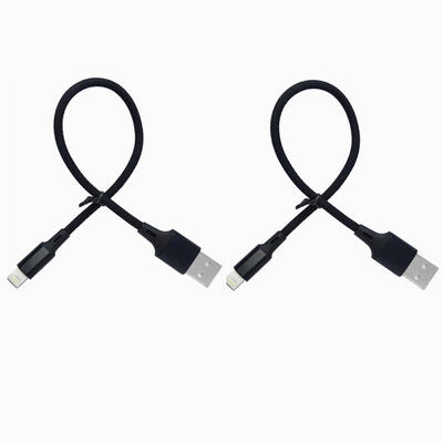 

2Pcs 25cm 8Pin Data Cable Charge Cord for Iphone5678PLUSXXRXSipad