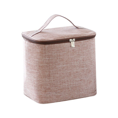 

Large Capacity Thermal Insulated Handle Tote Bento Lunch Box Picnic Storage Bag