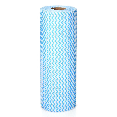 

YiHuB 200pcs Non-woven Fabric Clean Cloth Disposable Clean Cloth Nonwovens Scouring Pad Perforated Cleaning Cloth