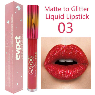 

Shimmers Metallic Pearl Lip Gloss Long Lasting Waterproof Glitter Makeup Lipstick