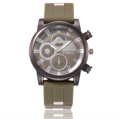 

Creative new fashion sports silicone watch mens men
