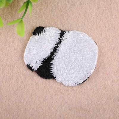 

Embroidered Animal Cloth Patches Stickers Cartoon Cute Little Panda Fabric Patch Clothing Accessories Decoration