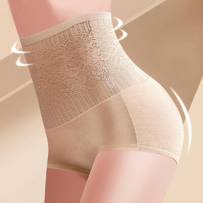 

Body Shaping High Waist Abdomen Underwear Ladies Solid Cotton Waist Hip Postpartum Briefs