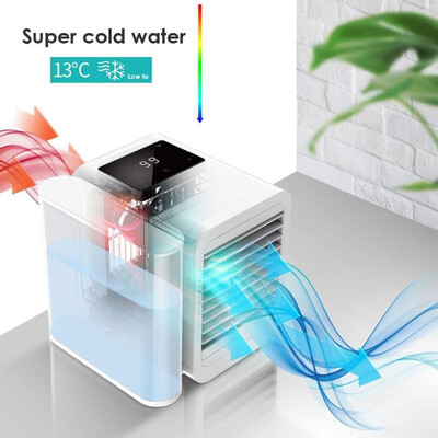 

USB Mini Air Conditioner Cooler Humidifier Purifier Desktop Air Cooling Fan