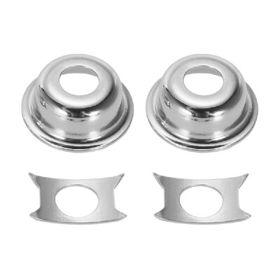 

TL Electric Guitar Jack Plates Covers Recessed Output Ferrule with Retainer Clip Pack of 2pcs
