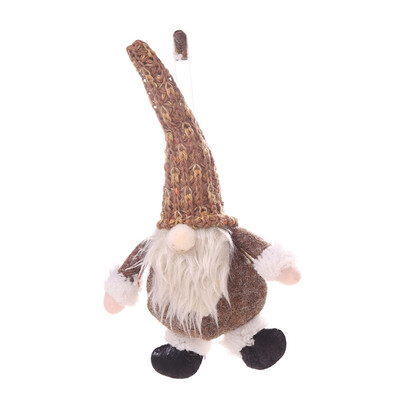 

Christmas Ornament Knitted Plush Gnome Doll Xmas Tree Hanging Pendant Holiday Decor Kids Gift Home Decorations Merry Christmas